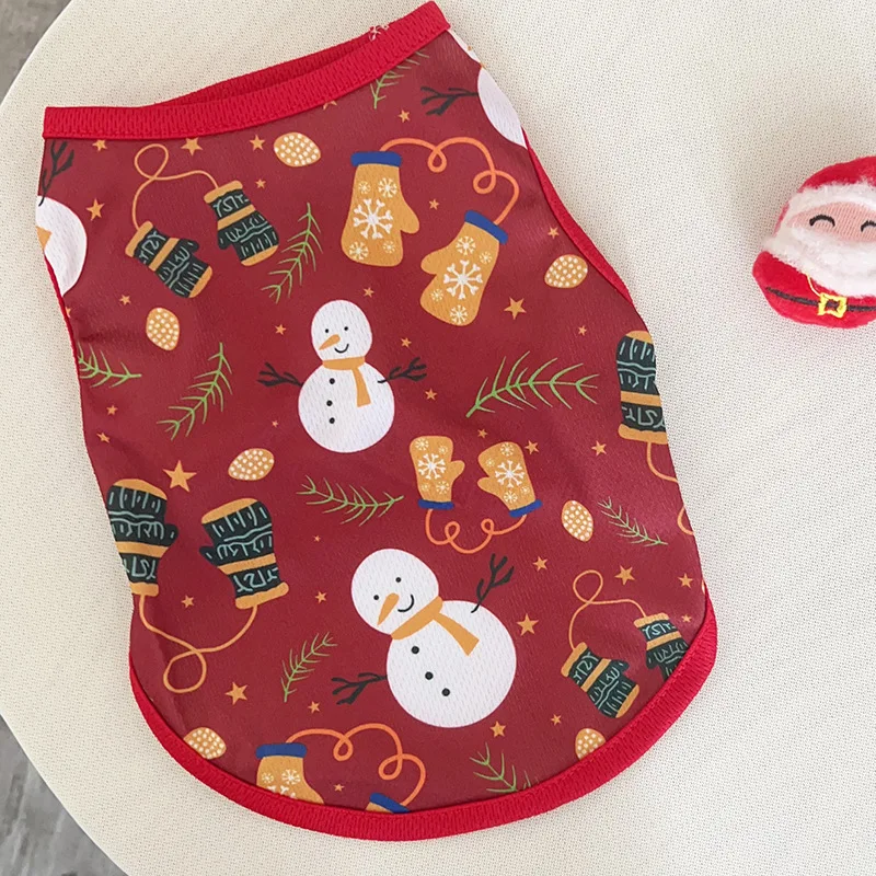 Christmas Dog Clothes Cotton Clothing Hoodies for Small Dogs Cats Vest Shirt Puppy Dog Costume Chihuahua Outfit Dogs Gifts - imagen 5