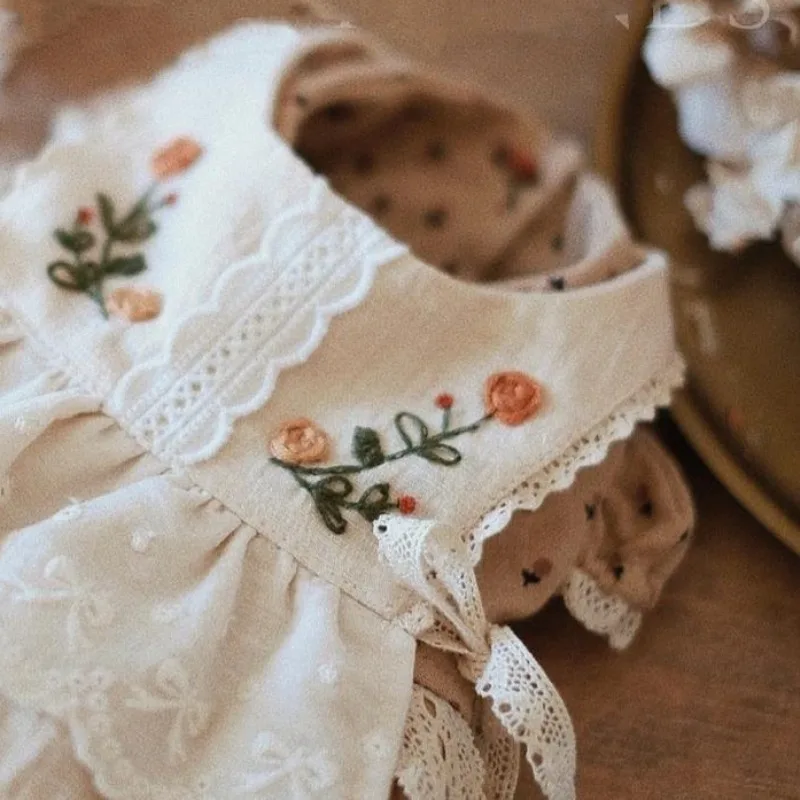 Perro Primavera Verano vestido fino lindo gato cariño conejo Pongee vestido de Lolita mascota pequeña Kawaii ropa productos Accesorios - imagen 5