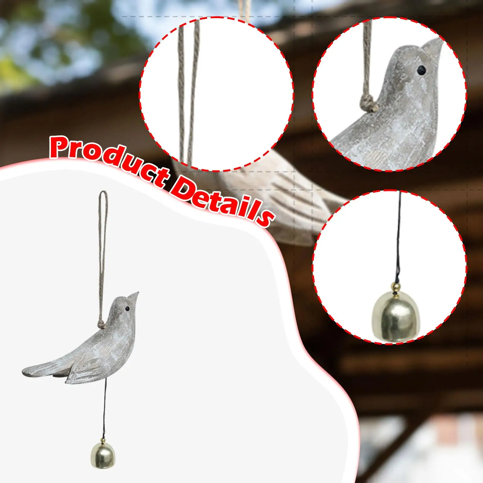Wind Chime Decorative Iron Ornament Crafts Hanging Ornament Wind Sculpture Winds Bell for Porch Garden Outside Balcony Yard Wind Chime Decorative Iron Ornament Crafts Hanging Ornament Wind Sculpture Winds Bell for Porch Garden Outside Balcony Yard