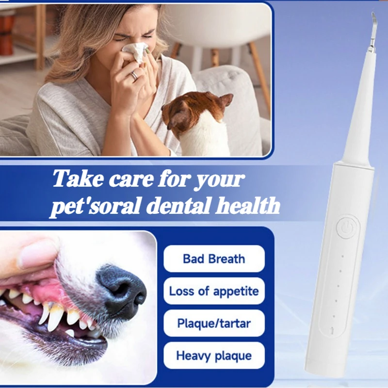 Limpiador dental ultrasónico eléctrico para perros – Elimina sarro - imagen 3