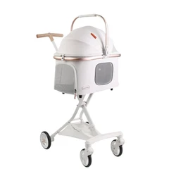 Cochecito para perros plegable transpirable pequeños y medianos