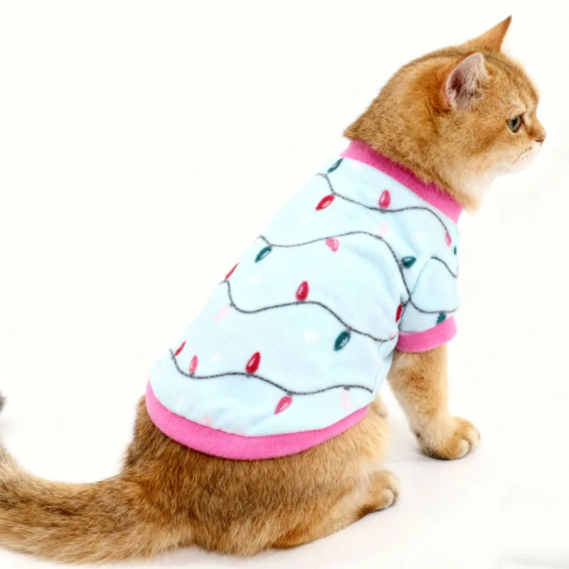 Sudaderas con capucha de lana, jerséis, ropa cálida de invierno para perros pequeños, disfraz para mascotas de Chihuahua York, sudadera para cachorros, suéteres XS - imagen 5