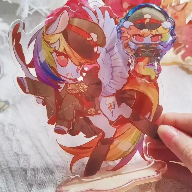 Soporte acrílico My Little Pony Pinkie Pie, 4 Uds., dibujos animados, Pony arcoíris, translúcido, Crepúsculo, brillo, Fandom Millet, juguete para regalo Kawaii - imagen 5