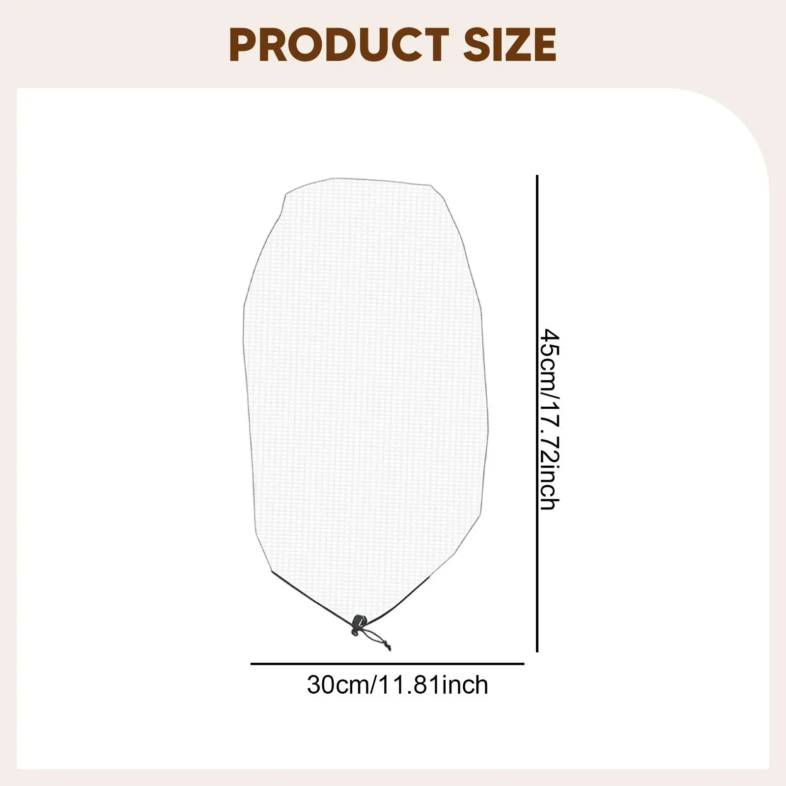 Garden Mesh Plant Guard Protective Netting Outdoor Anti Bird Barrier for Shrubs Vegetables and Trees