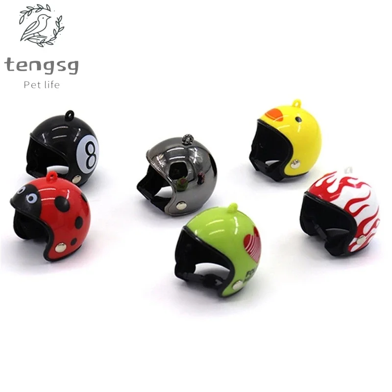 Casco de protección solar para mascotas, protección contra la lluvia, bonito sombrero para gallinas al aire libre, equipo de protección para gallinero, cubierta divertida para la cabeza - imagen 3