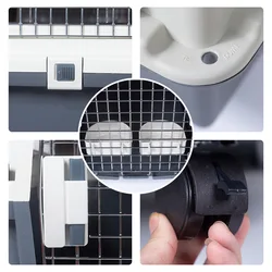 Transportín acolchado para gatos y perros pequeños - Resistente y ligero