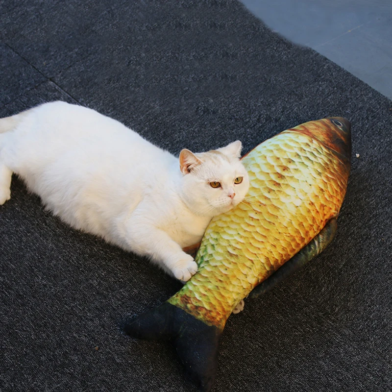 Catnip Fish Juguetes Gatos Catten Kedi Peluche Mascotas Sphynx - imagen 4