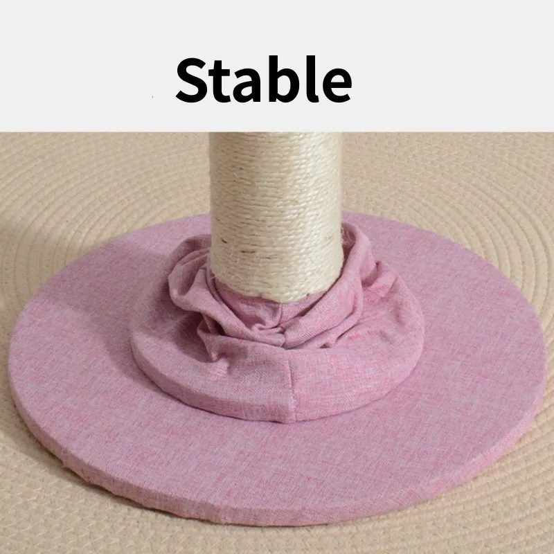 Poste rascador para gatos, marco de escalada para gatos pequeños, poste de Sisal duradero para rascar gatos, tablero rascador con plumas, juguetes para mascotas, árbol para gatitos - imagen 5