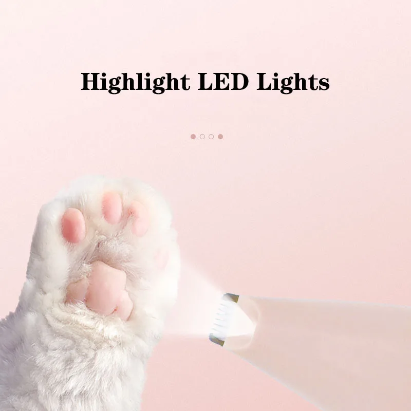 Herramienta de afeitado de pies de mascotas, afeitadora de fondo de pies de mascotas, recortador de pelo de perro de empuje eléctrico - imagen 2