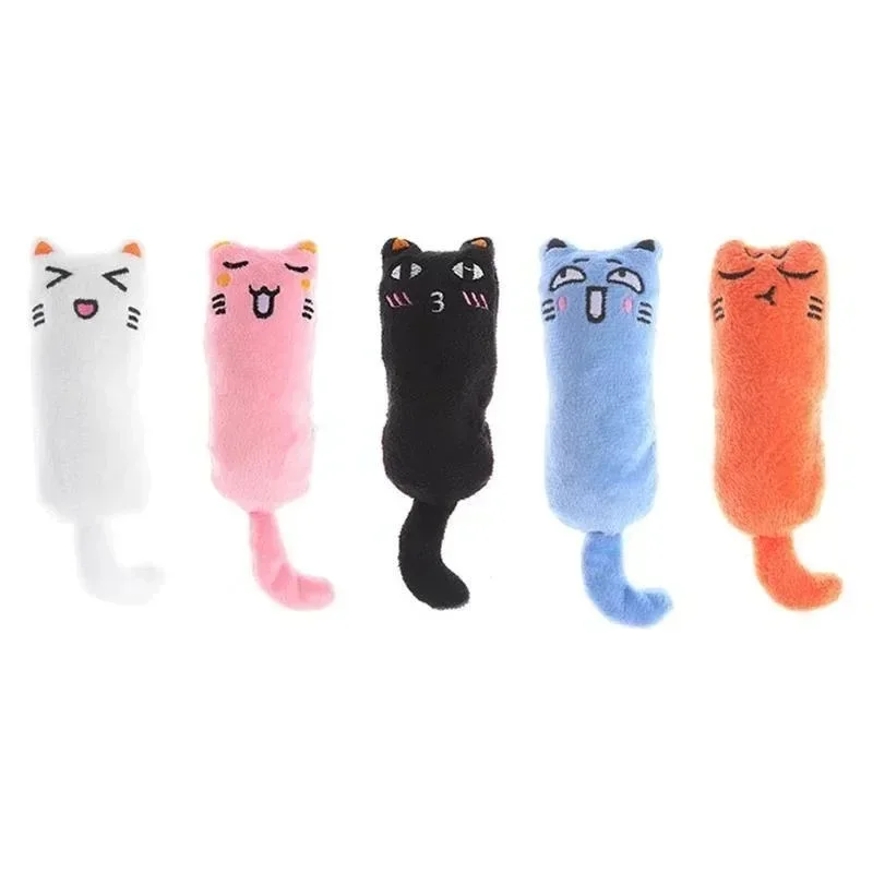 Juguete para mascotas, crujido con sonido, hierba gatera, suministros para gatos, lindos juguetes para gatos, molienda de dientes de gatito, almohada de felpa para el pulgar, productos para mascotas, Gatos - imagen 3