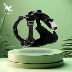 Arnés para perros con mango vertical, reflectante e impermeable
