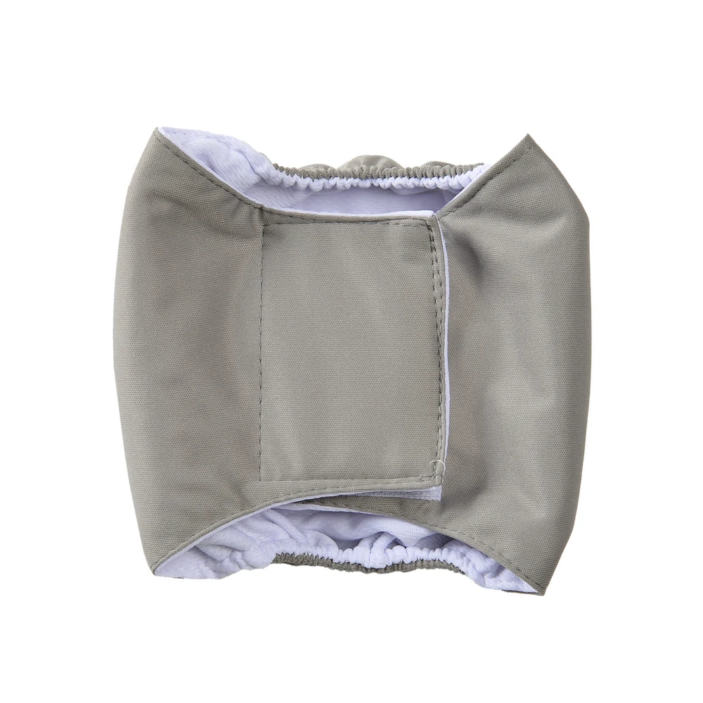 Pañales reutilizables para perros varones, bandas lavables para el vientre para mascotas para perros pequeños y medianos, envolturas elásticas ajustables, pañales para cachorros, Bulldog Pug, 3 uds. - imagen 4
