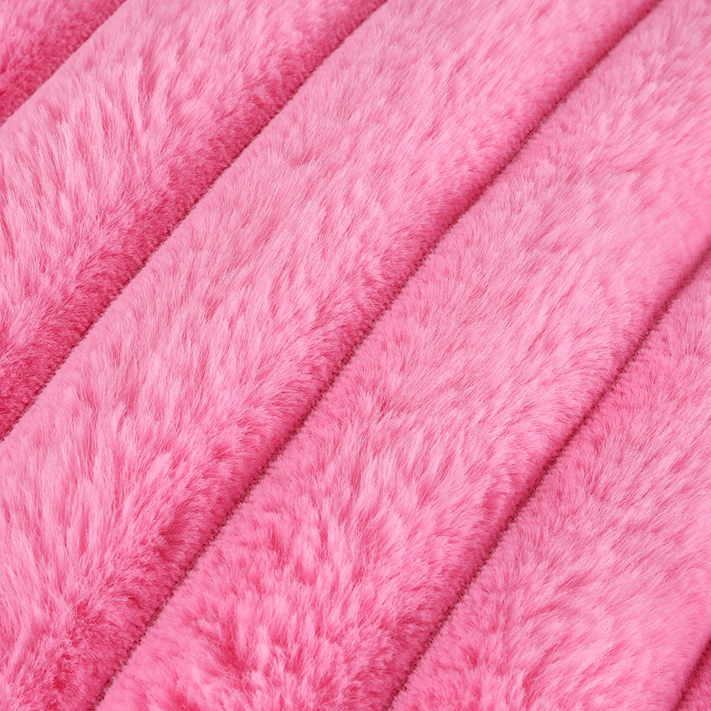 Cómoda cama redonda de relleno completo para gatos pequeños, sofá grande para perros, perrera a rayas, elástica, cálida y suave, accesorios para cama nido para cachorros de invierno - imagen 4