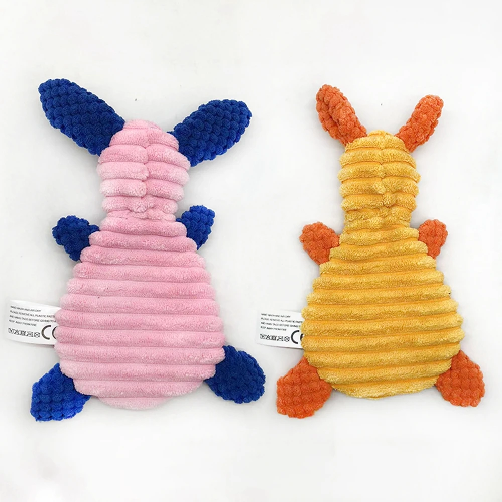 Juguetes chirriantes para perros pequeños y grandes, animales de peluche para masticar, resistentes a las mordeduras - imagen 3