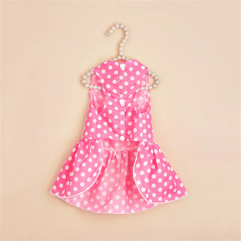 Vestido estampado de puntos para perros pequeños Yorkshire y Chihuahua - imagen 2