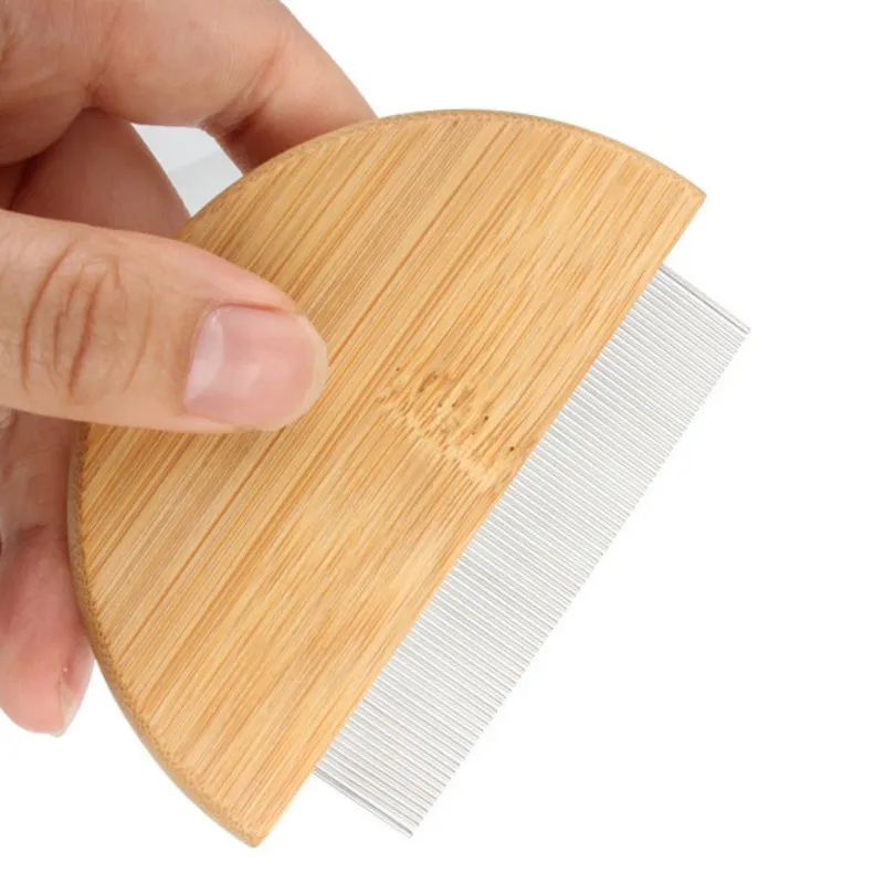 Peine para gatos, removedor de pelo para gatos, peines densos de madera para gatos, limpieza de barbilla negra, cepillo para el pelo de la boca, peine de masaje para gatitos, productos para mascotas - imagen 2