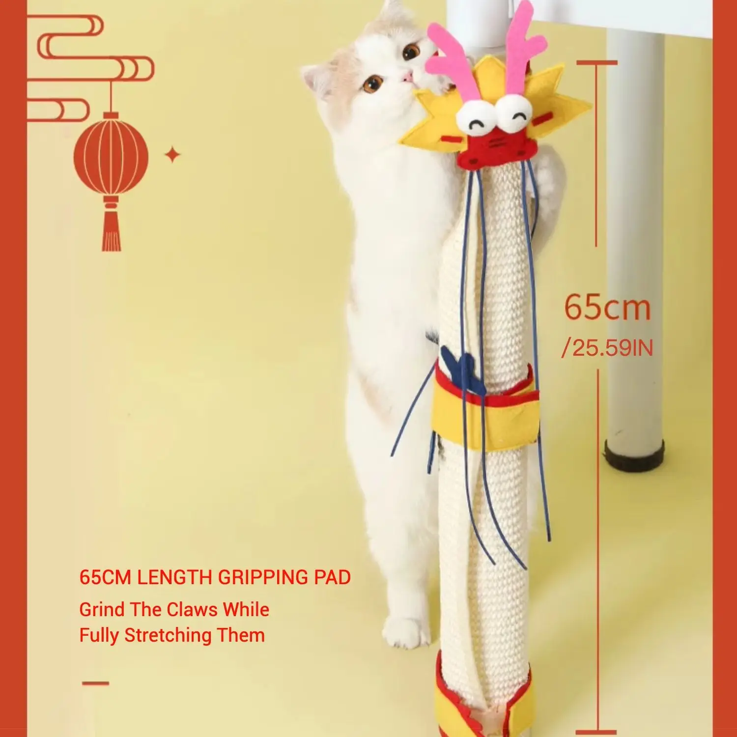 Juguetes para gatos de Año Nuevo, sacapuntas de garras, juegos para gatos, estera rascadora para gatos, accesorios navideños para gatos 	 Camas y Muebles - imagen 5