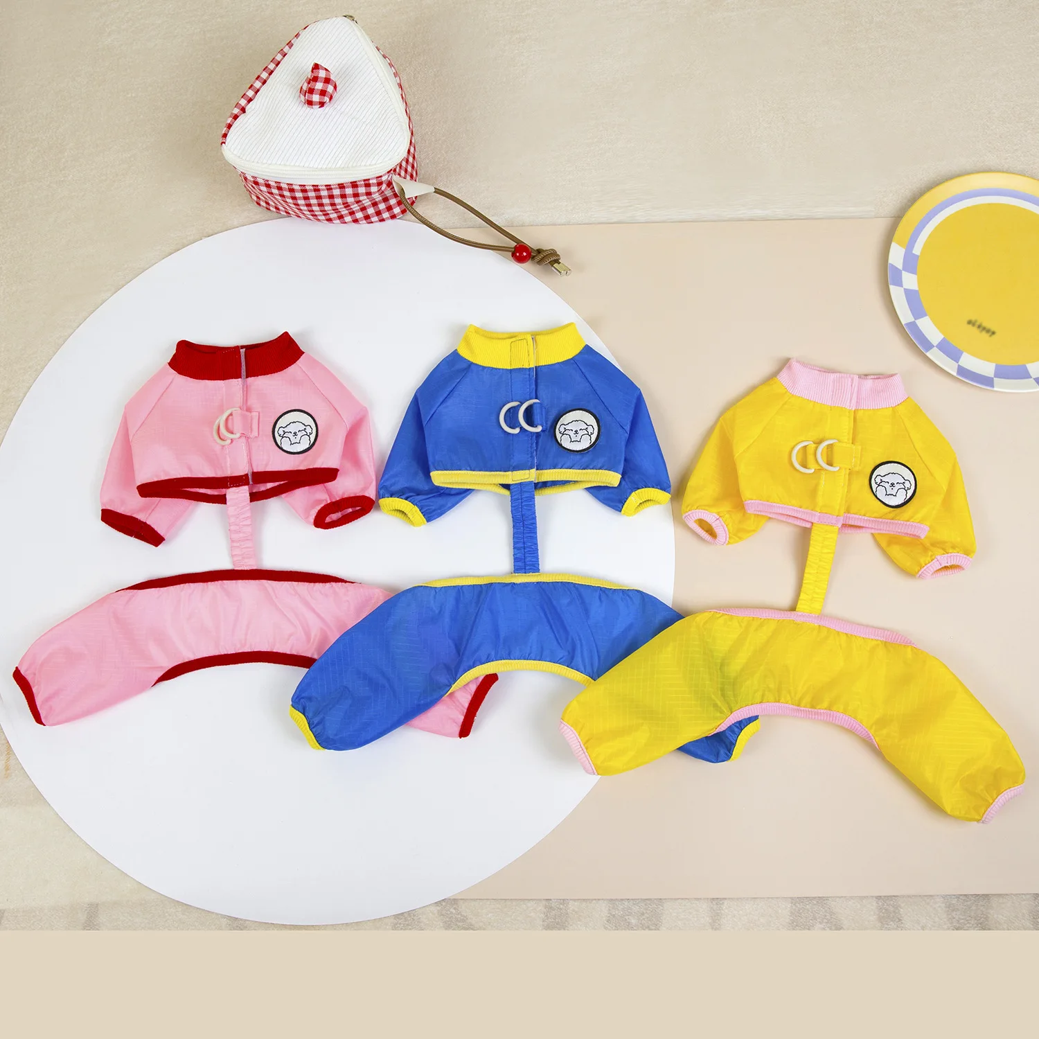 Pet Spring Jumpsuit Pet Mosquito Proof Four Legged Pants Dog Clothes Walking Clothes Dirt Proof Pants Dog Pants