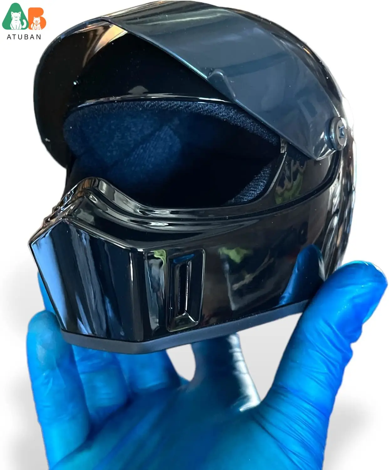 Casco de protección de cabeza de gato para mascotas, protector de cabeza de Mini, casco de motocicleta decorativo, accesorios para fotos de mascotas, DIY - imagen 2