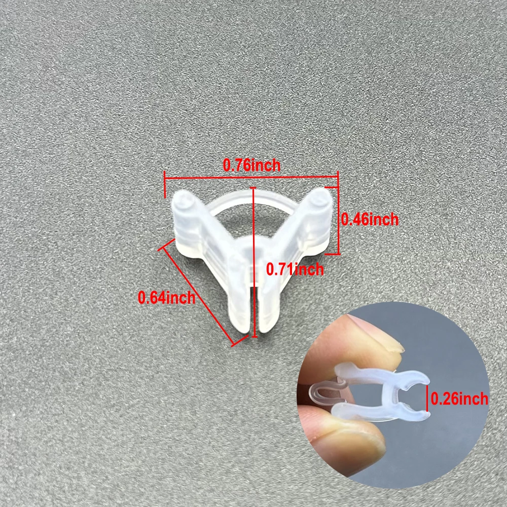 Clips de injerto transparentes de plástico, herramienta de Clip de siembra de plantas para el hogar, jardín, flores vegetales, arbustos de vid, 100 unids/lote por paquete - imagen 3