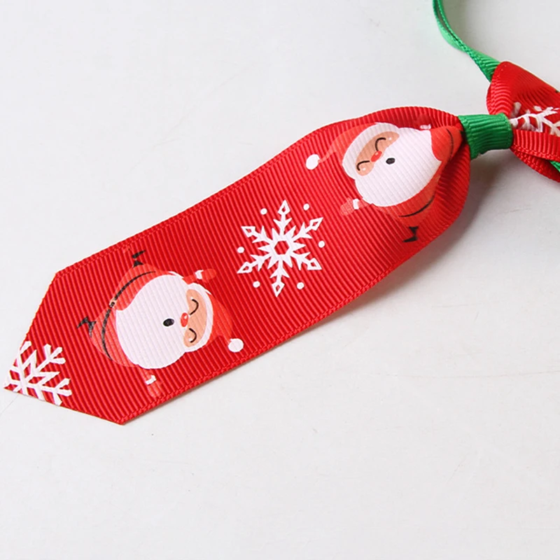 Collar navideño para Gato, collares para mascotas con lazo de copo de nieve para perros pequeños, Collar para gato, accesorios para fiesta de Navidad para mascotas - imagen 5