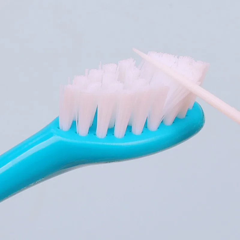 Cepillo de dientes para perros, cepillo de dientes de doble cabezal para mascotas, cuidado bucal, limpieza de dientes para perros, cepillo de dientes para gatos, cepillo de limpieza de pelo suave 360, suministros para mascotas - imagen 5