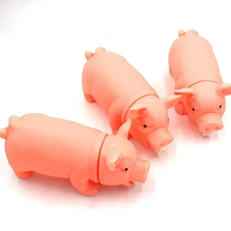 New Dog Sounding Toy Screaming Pig Pet Dog Toy Releasing Pig Squeeze Sound Dog Chew Toy Durable Pet Supplies - imagen 3