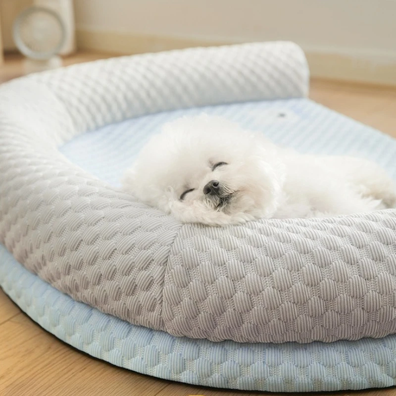 Cama de verano para mascotas, estera extraíble para cachorros y perros pequeños, accesorios para gatos, sofás cama, gatitos, gatos, perros, mascotas, Pug, esteras refrescantes para dormir - imagen 3