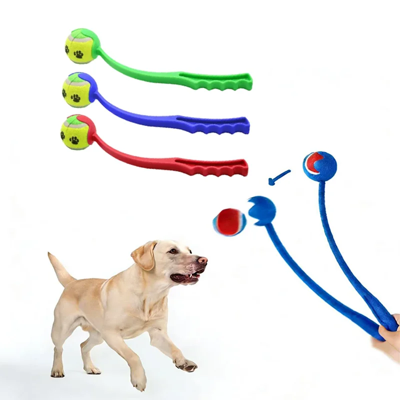 Lanzador de pelotas para perros – Juguete ergonómico interactivo