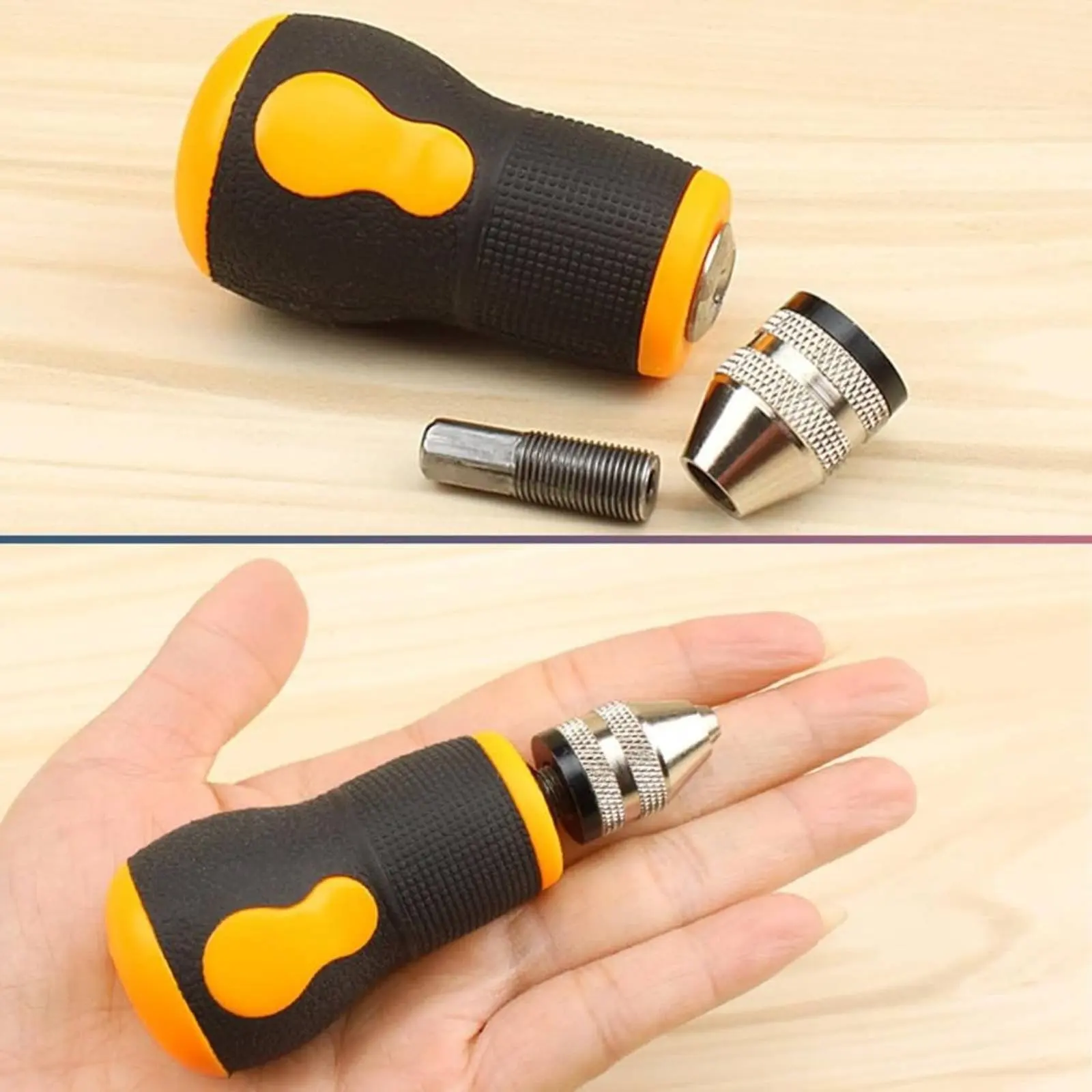 Mini taladro manual precisión para gatos y perros mango antideslizante - imagen 5
