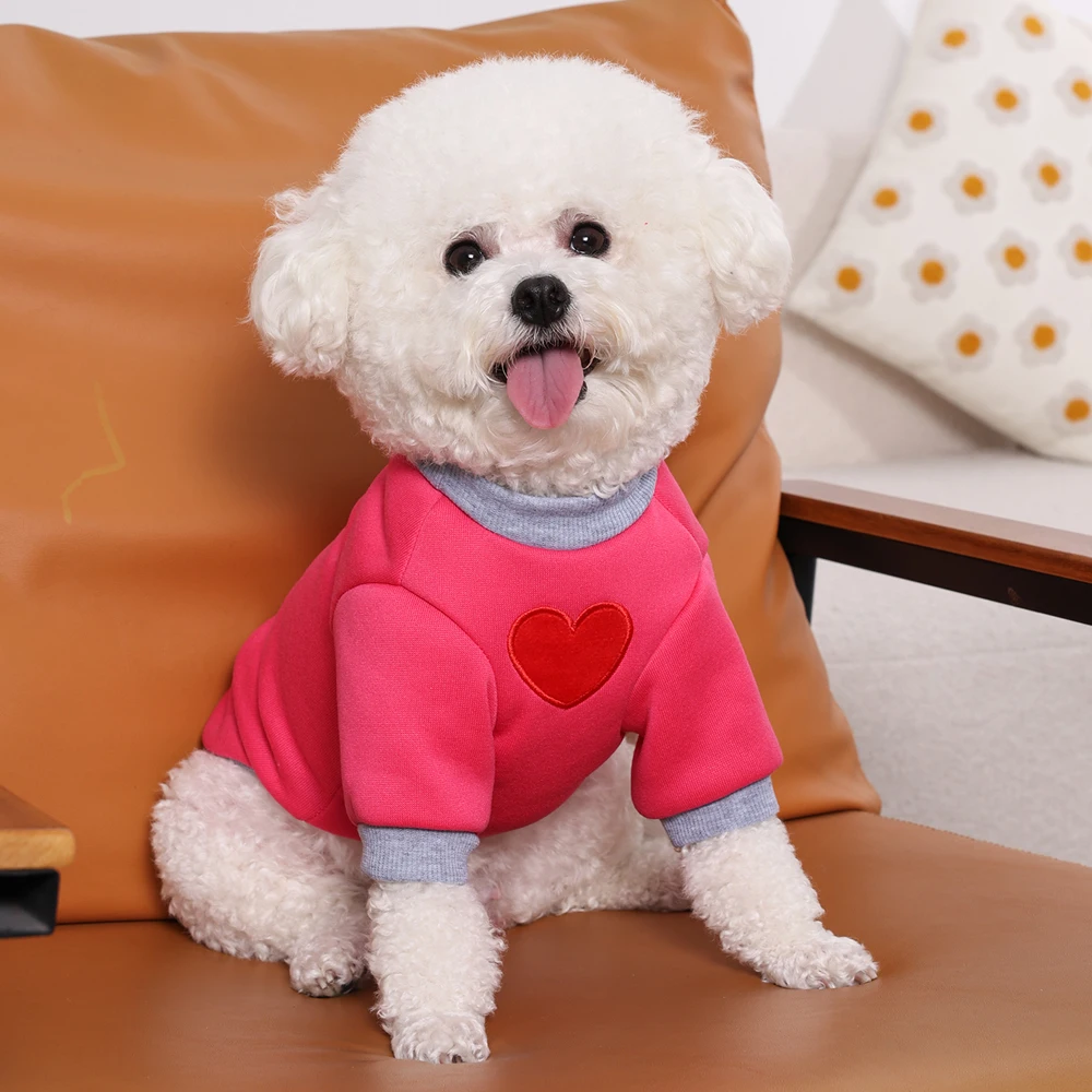 Suéter de Invierno con Capucha para Perro y Gato - Ropa cálida - imagen 2