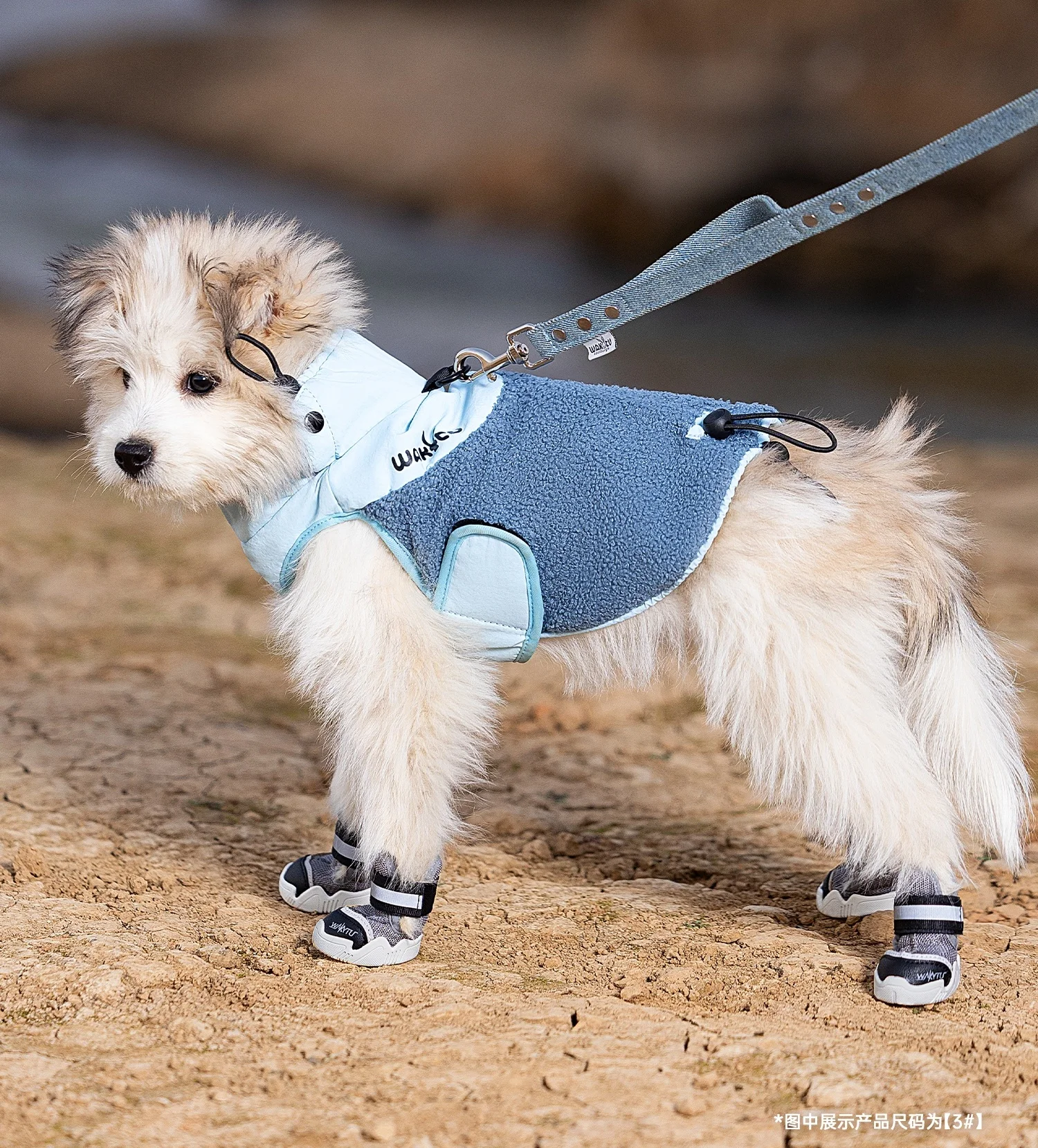 Zapatos para perro transpirables velcro ajustable suela antideslizante - imagen 2