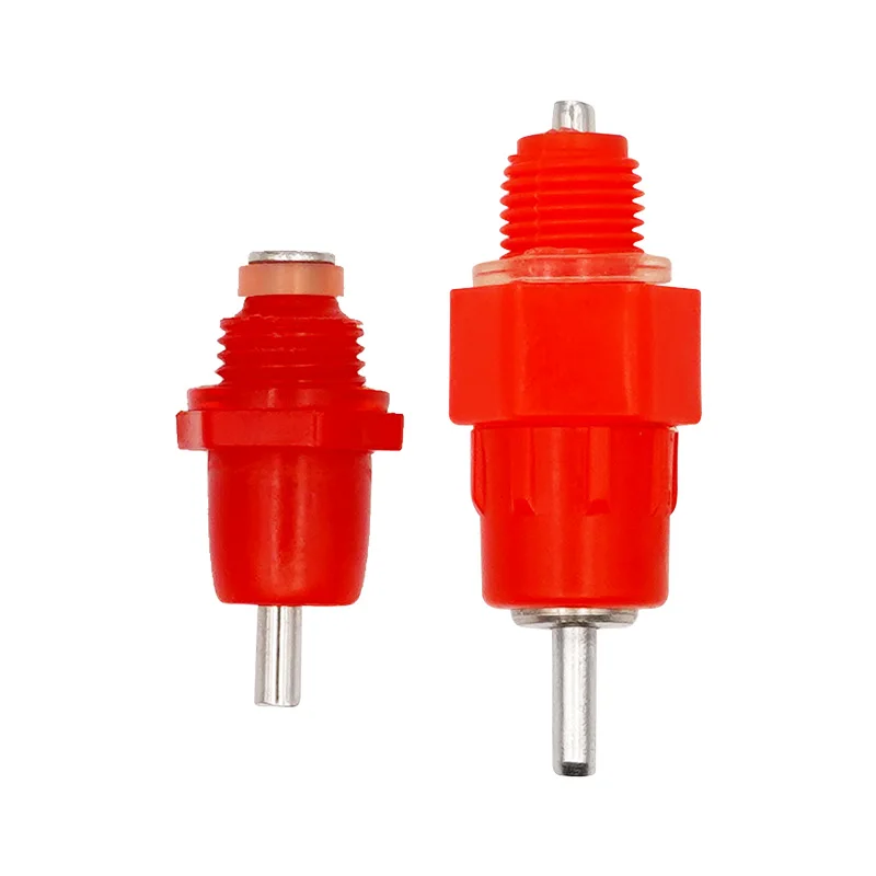 10/15/20/50 Uds bebederos para pollos bebederos de pezones codorniz bebedero para palomas tetina automática tipo resorte de agua suministros para aves de corral - imagen 2