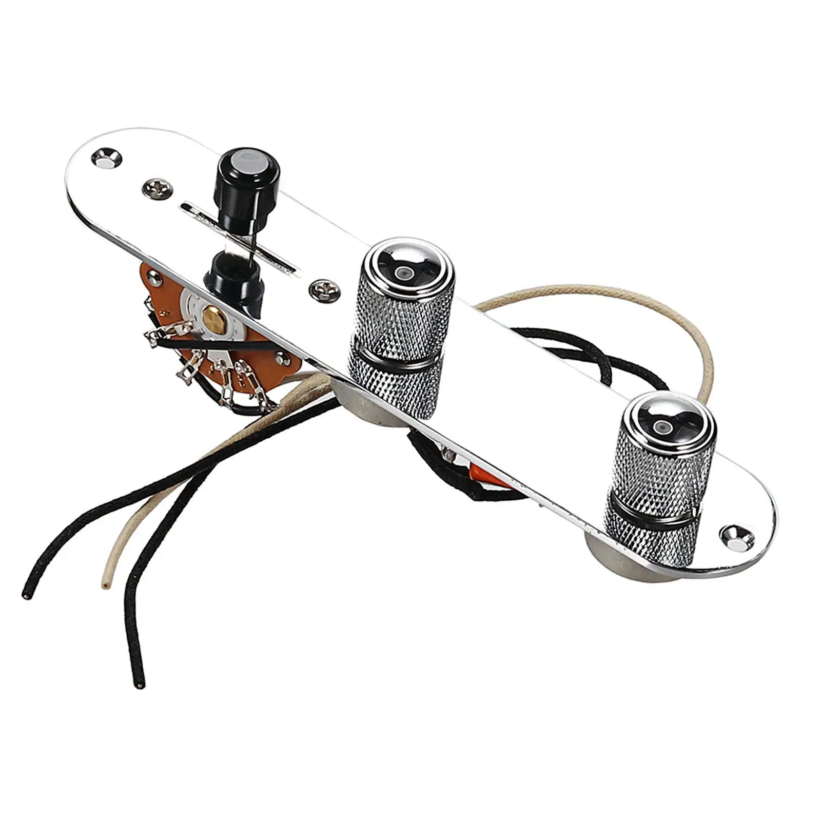 3 Way Prewired Control Plate Guitar Parts Components with Wiring Harness 3 Way Prewired Control Plate Guitar Parts Components with Wiring Harness