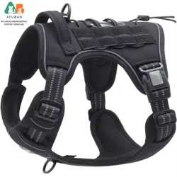 Arnés táctico para perros con asa, resistente y anti tirones