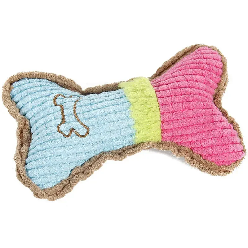 DogToys, juguetes para masticar para perros de peluche para cachorros de razas pequeñas y medianas, regalos de cumpleaños interactivos agresivos para masticar durante la dentición - imagen 5