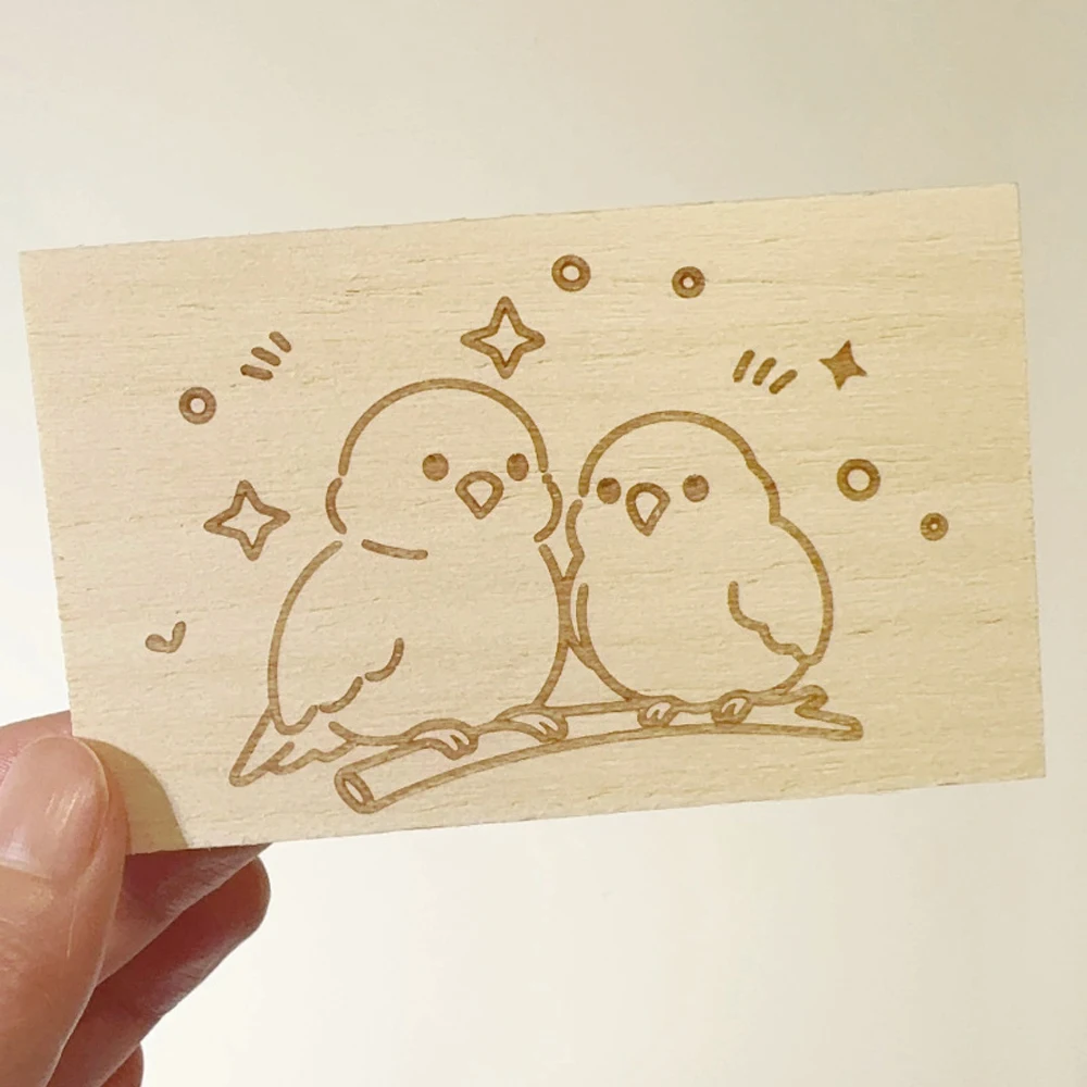 Juguetes de madera de balsa naturales y seguros para periquitos y aves - imagen 5