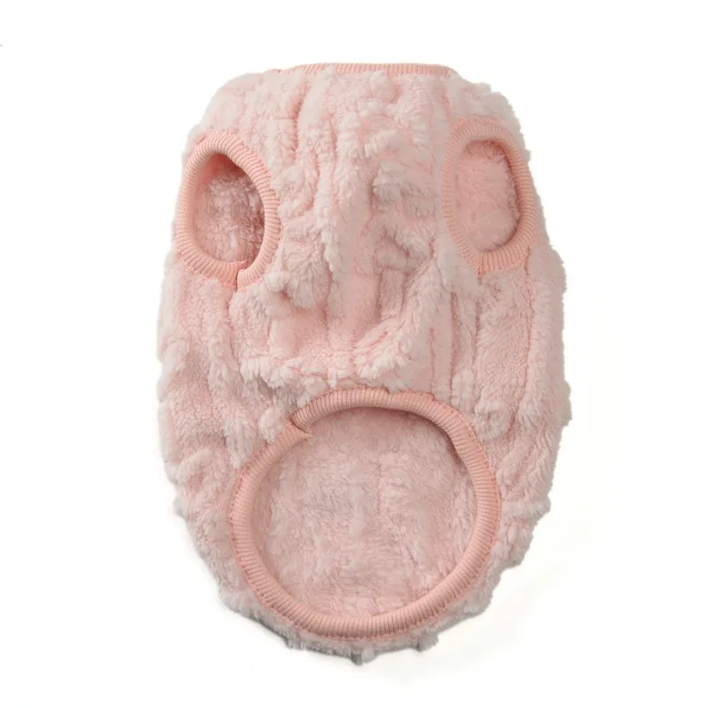 Ropa cálida para perros pequeños y gatos, chaqueta de lana suave y acogedora para exteriores, chaleco, abrigo para mascotas, disfraz de Chihuahua, Yorkies, Corgi, otoño e invierno - imagen 2