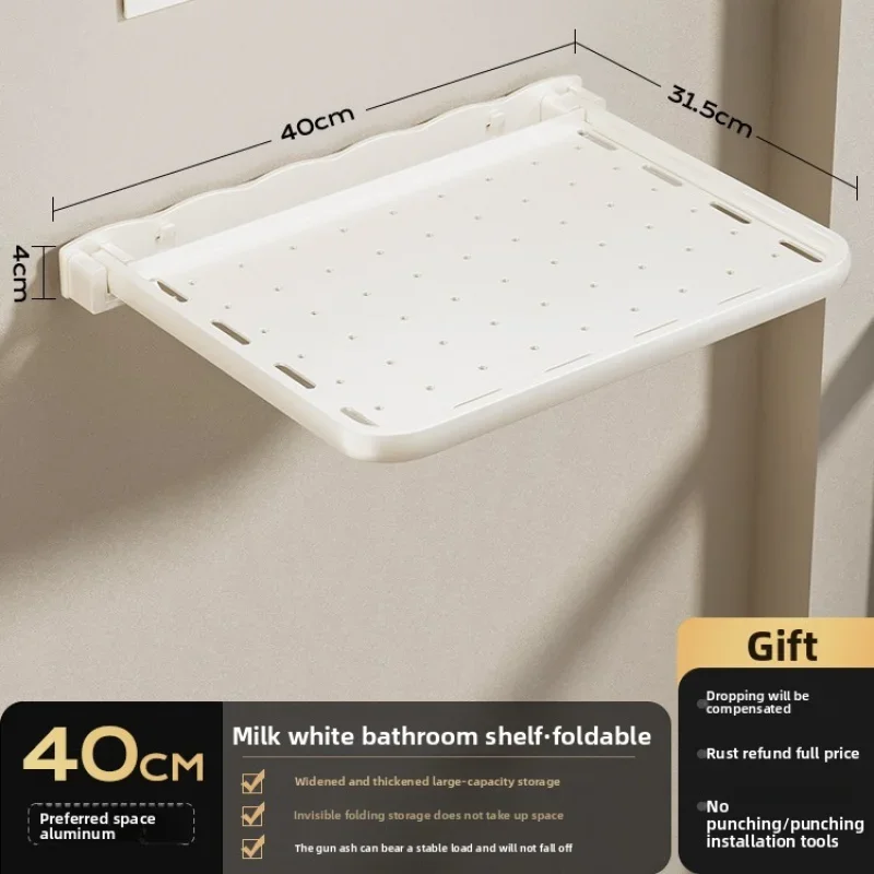 Estante de secado para balcón sin agujeros, bandeja multifuncional para el sol, estante para sandalias plegables, alféizar de ventana, calcetines, estante de almacenamiento montado en la pared - imagen 5