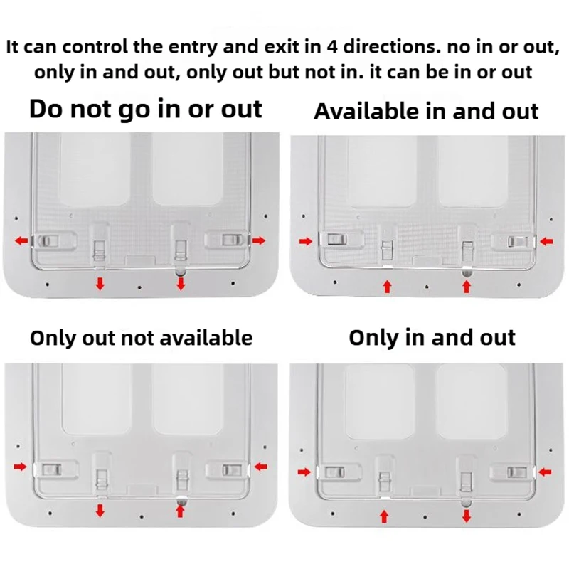 Puerta para gatos de interior, malla alta para puertas de gatos, pantalla colgante, imán, posicionamiento, puerta para gatos, ventana, entrada, salida, puerta con solapa para gatito, suministros para mascotas - imagen 5