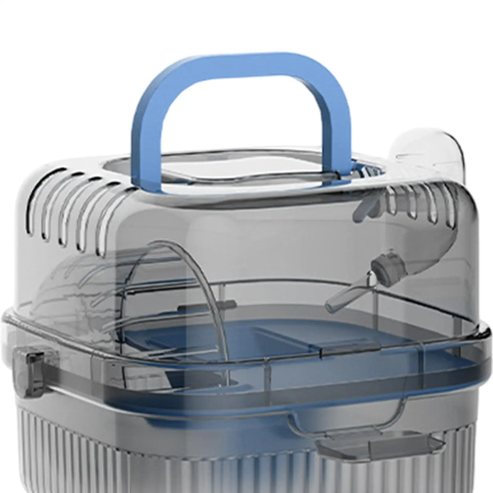 Jaula de transporte para mascotas, contenedor pequeño para mascotas, jaula portátil para hámster, funda de transporte para planeador de azúcar, erizo, ratas, gerbos - imagen 5