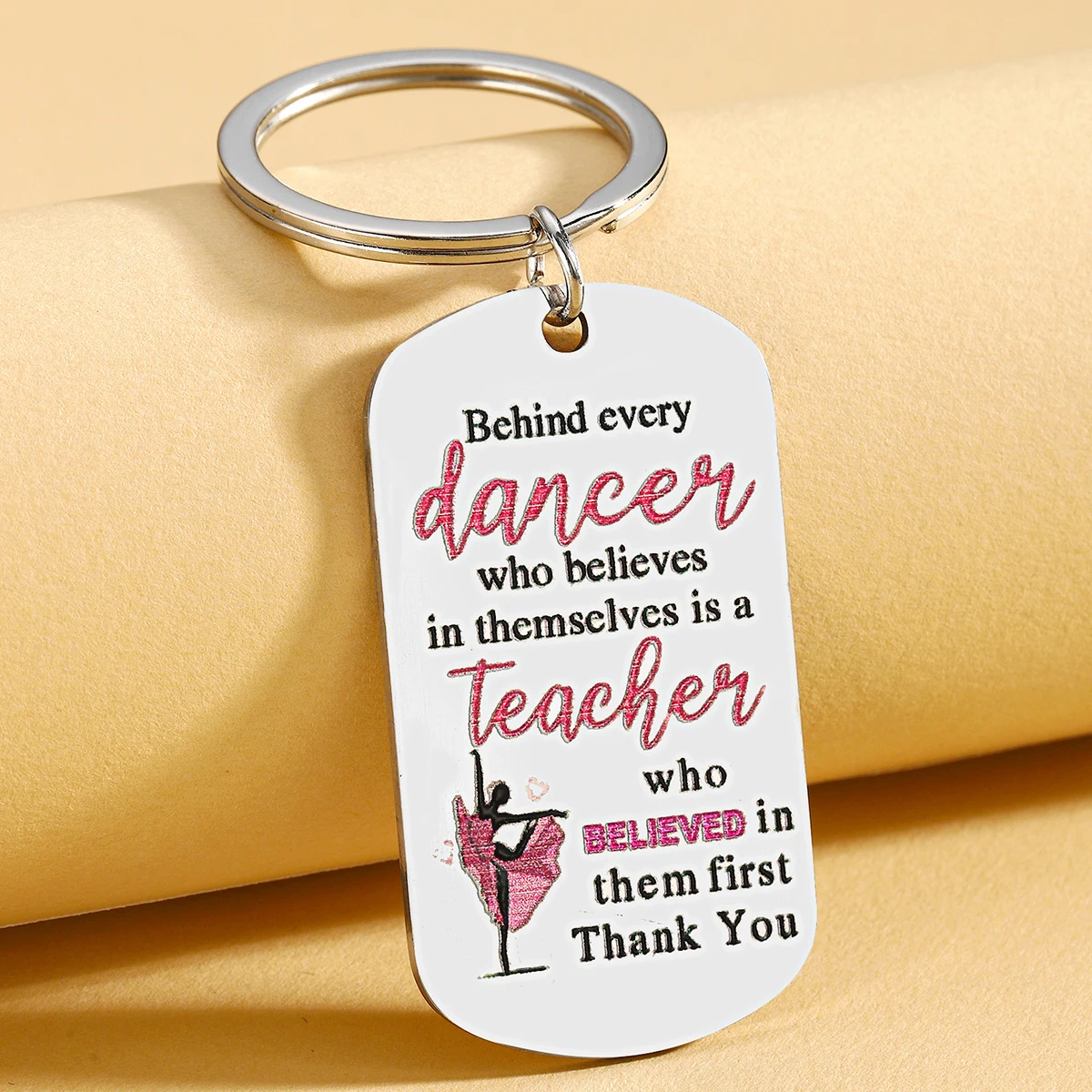 Regalos para profesores de baile Llavero único para profesores Regalos para mujeres Regalos de agradecimiento para profesores de baile para mujeres Regalos de Navidad - imagen 4