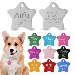 Etiqueta de identificación grabada para perros - Collar personalizado