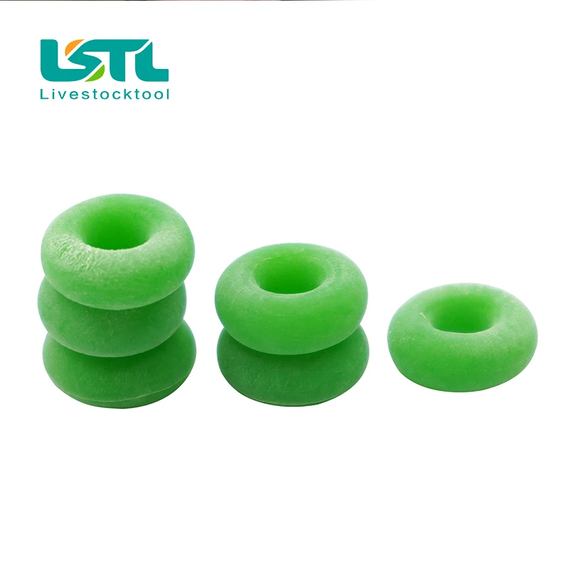 Anillo de goma de corte de cola de oveja para lechones, anillo de castración para animales de granja, accesorios veterinarios, 10 piezas - imagen 4