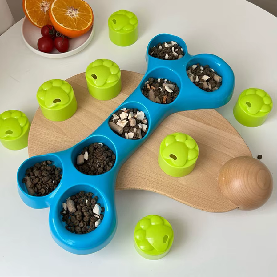 Juguete dispensador de comida para perros – Interactivo y alimentación lenta
