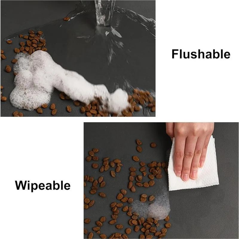 Estera de alimentación ovalada para mascotas, mantel absorbente para gatos, perros, estera dispensadora de agua antideslizante para perros, estera de alimentación para gatos de secado rápido, suministro para mascotas - imagen 5