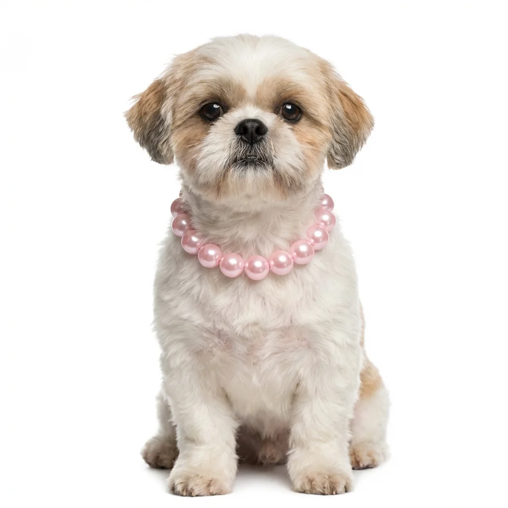 Collar de perlas elegante para perros: diario, eventos y fotos - imagen 4