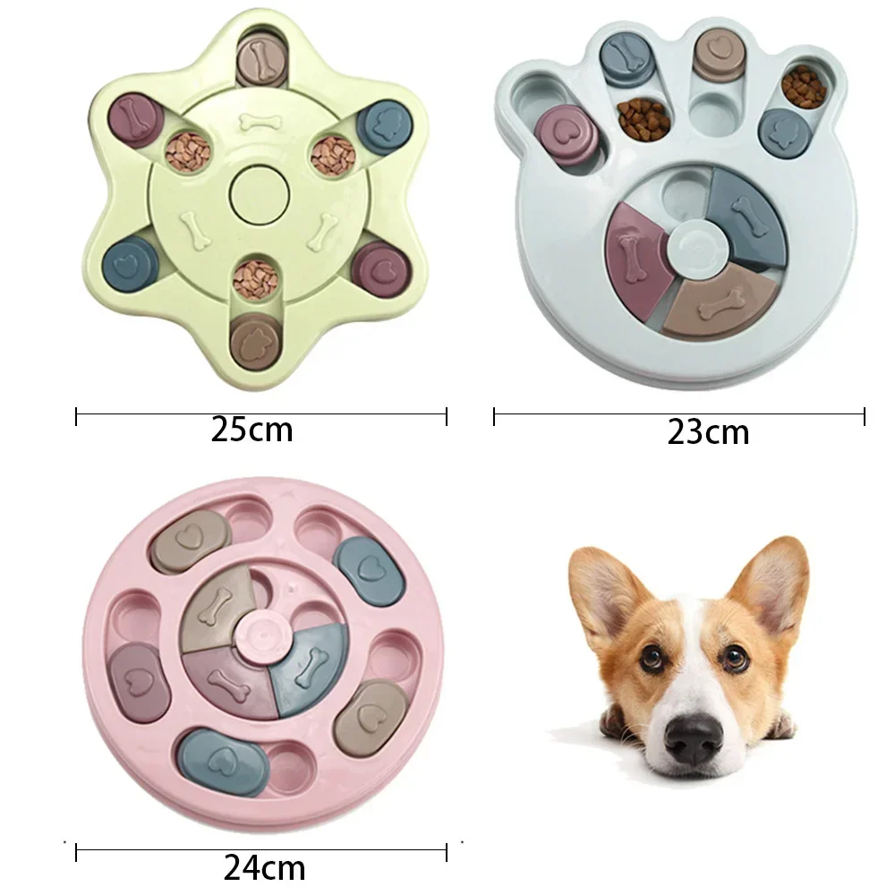 Puzle interactivo para perros, alimentador lento, aumento de comida, juguetes para entrenamiento de inteligencia intelectual, rompecabezas para tratar a perros - imagen 5