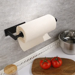 Soporte papel cocina sin perforar para gatos y perros de acero inox