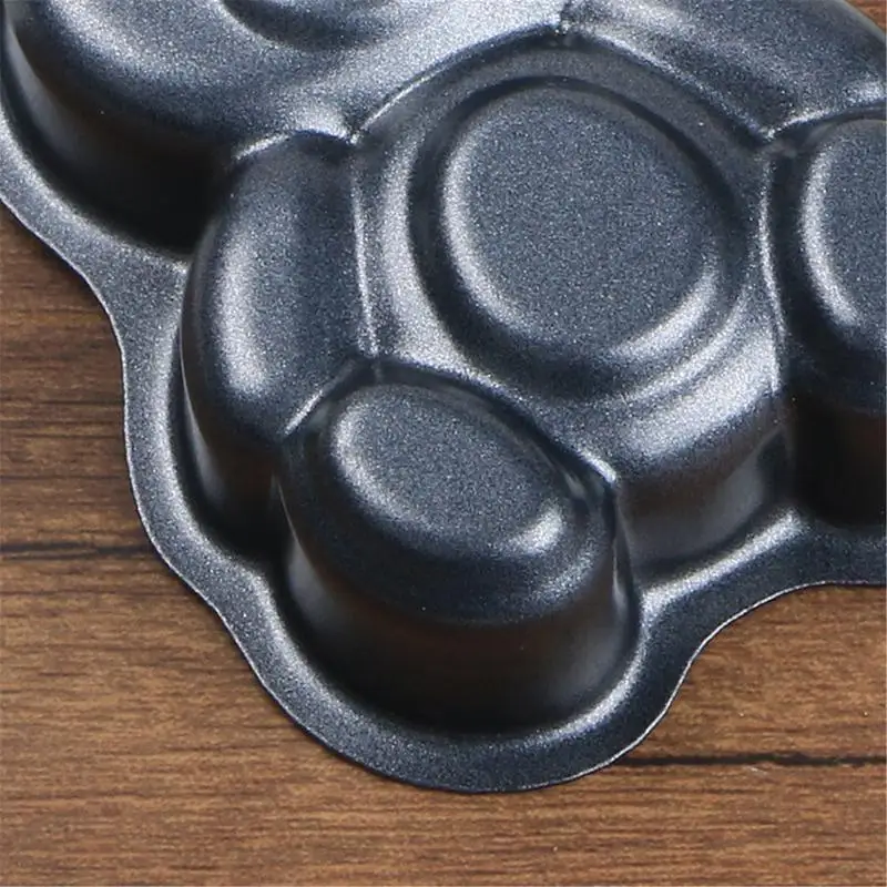 Juego de moldes de acero al carbono antiadherentes para Tartas, utensilios de cocina para hornear, 10 piezas - imagen 3